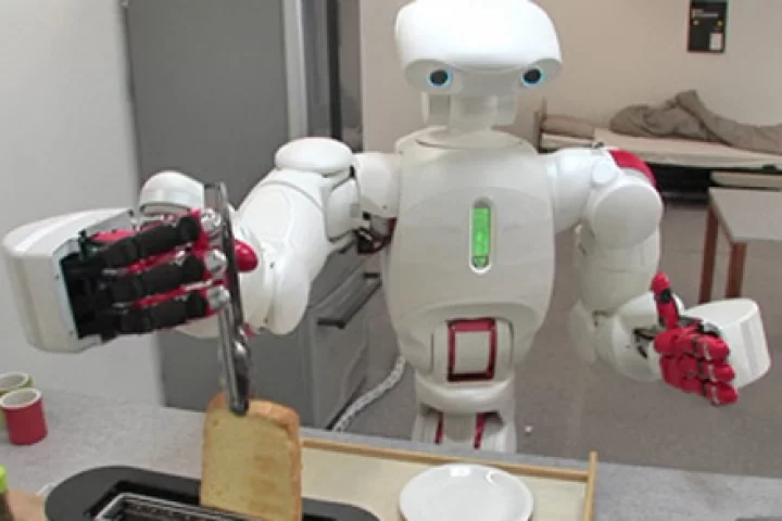 Twendy-One helps out with a spot of cooking