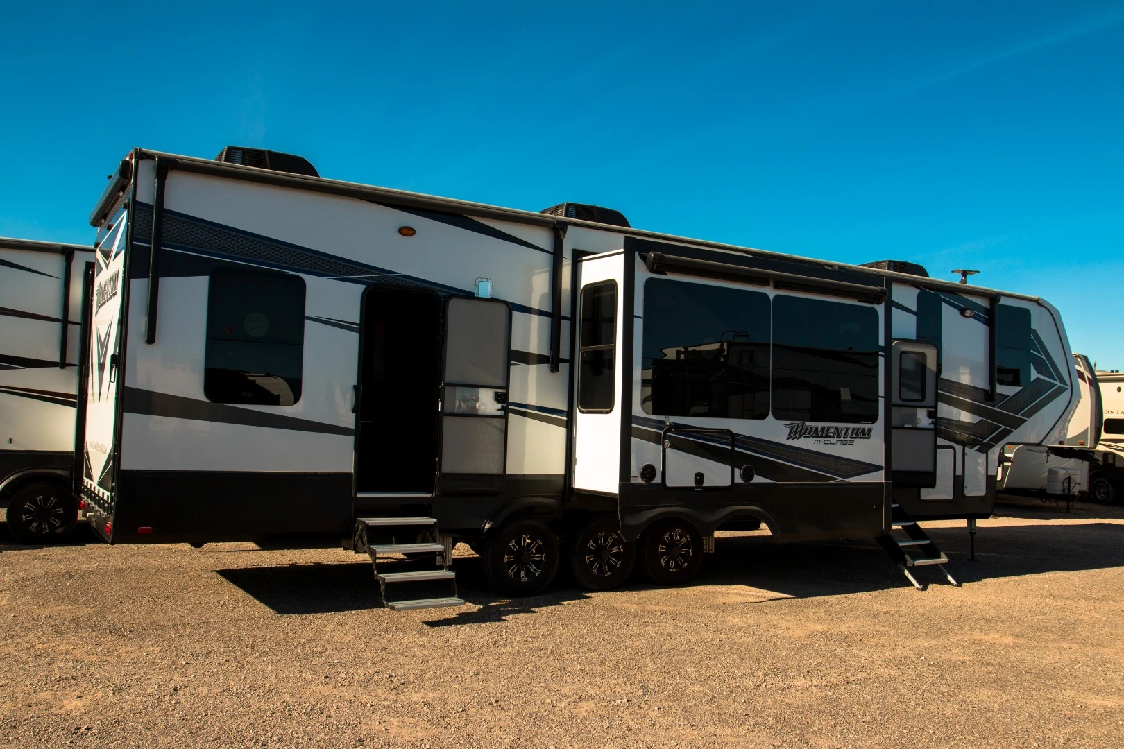 This Grand Design Momentum Fifth Wheel is priced at $91K