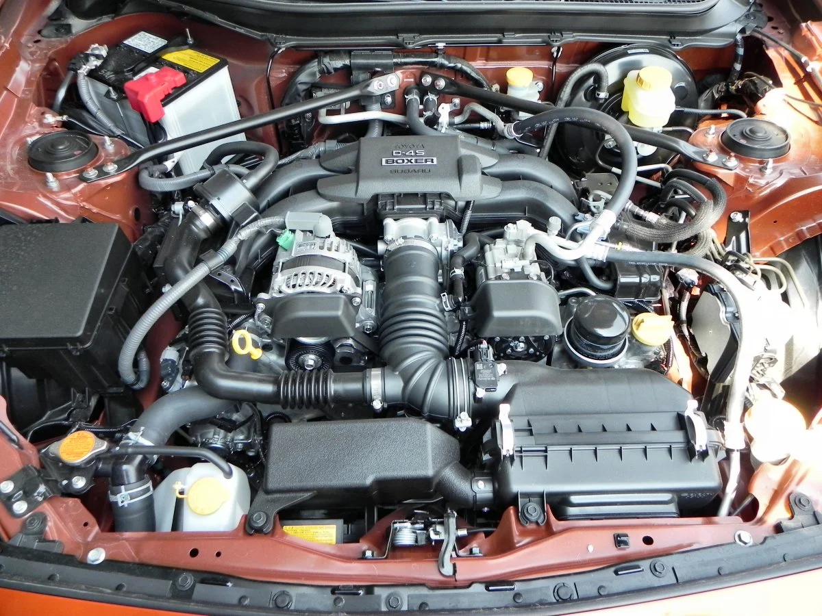 The FR-S' engine begs for a tuner's upgrades