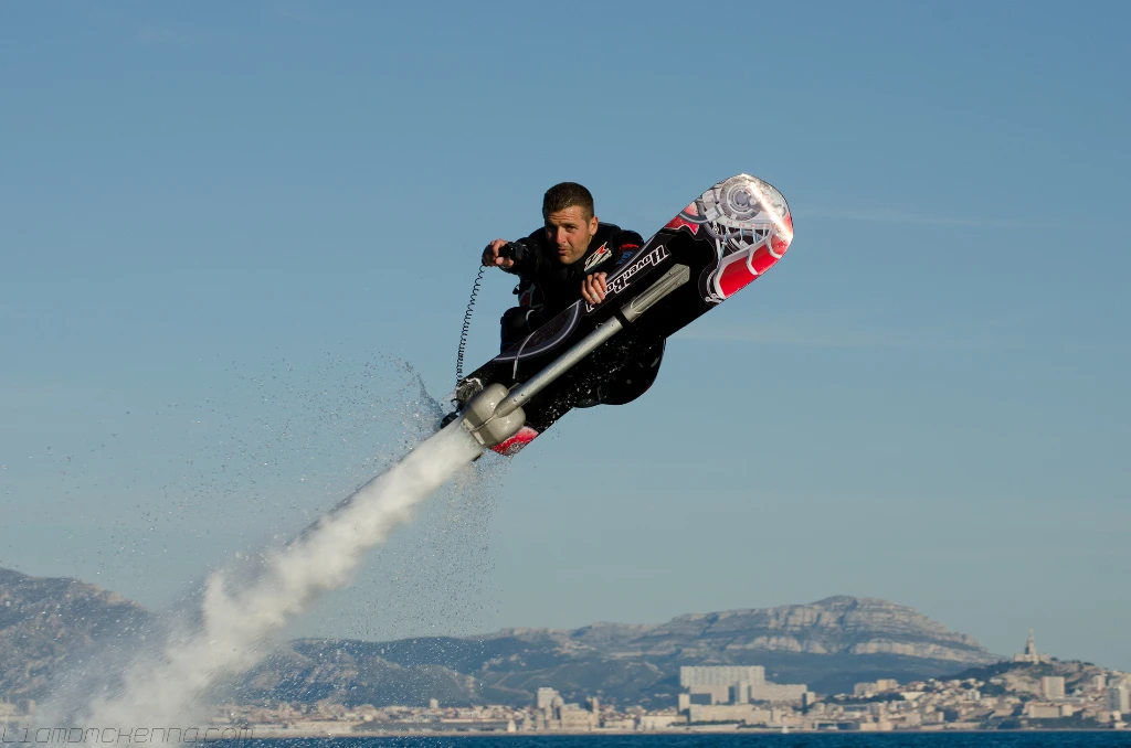 The Hoverboard can travel at speeds of up to 25 km/h (15.5 mph)