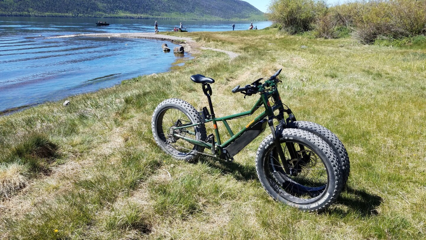 The Rungu Electric Juggernaut MDV weighs 82 lb (37 kg)