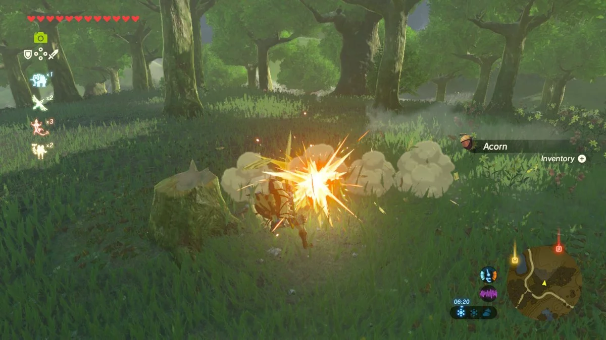 Cut down some of the trees outside town. Don't worry, there's plenty.