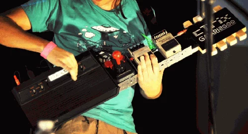 Australian musician, cTrix, turned a 1970's game console into a handheld instrument dubbed the "gAtari 2600"