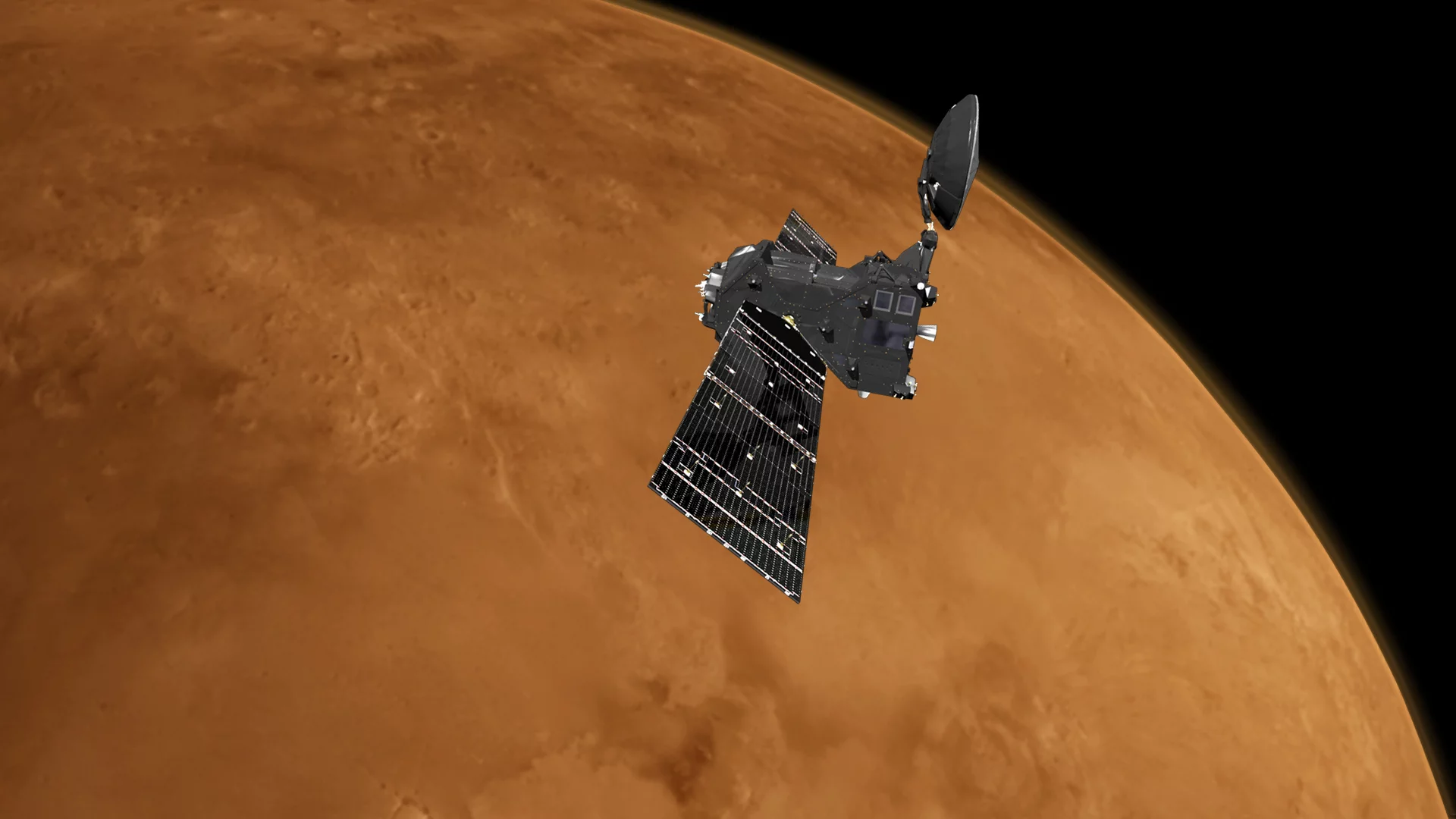 The Trace Gas Orbiter will use aerobraking to reach its desired orbit