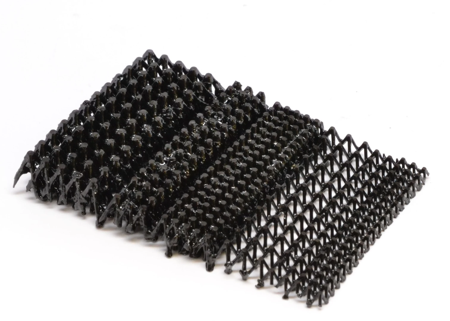 Ceramic material printed via HRL Laboratories 3D printing process