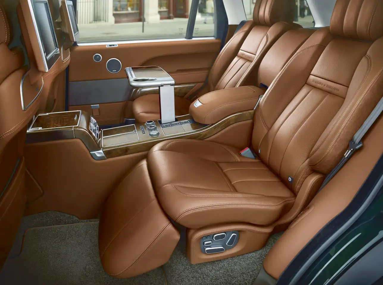 The Holland & Holland Range Rover has fully adjustable rear seats