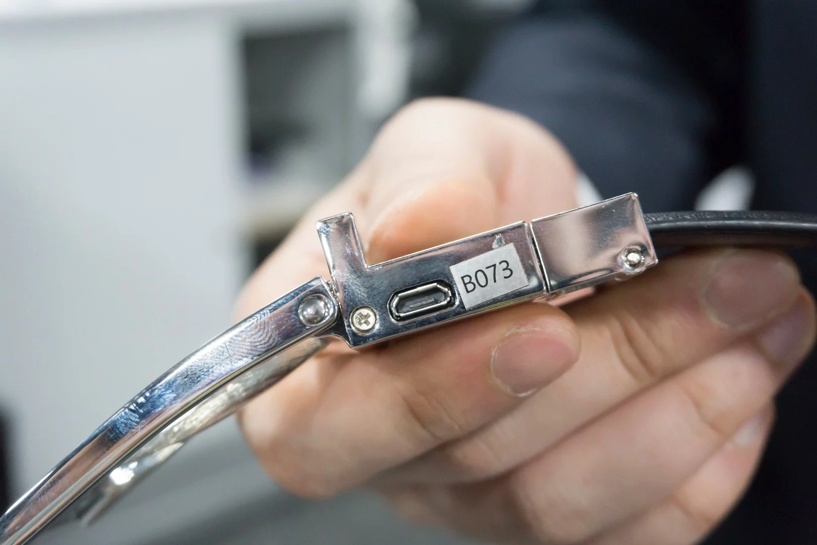 Don't forget to charge your belt, with the buckle's microUSB port