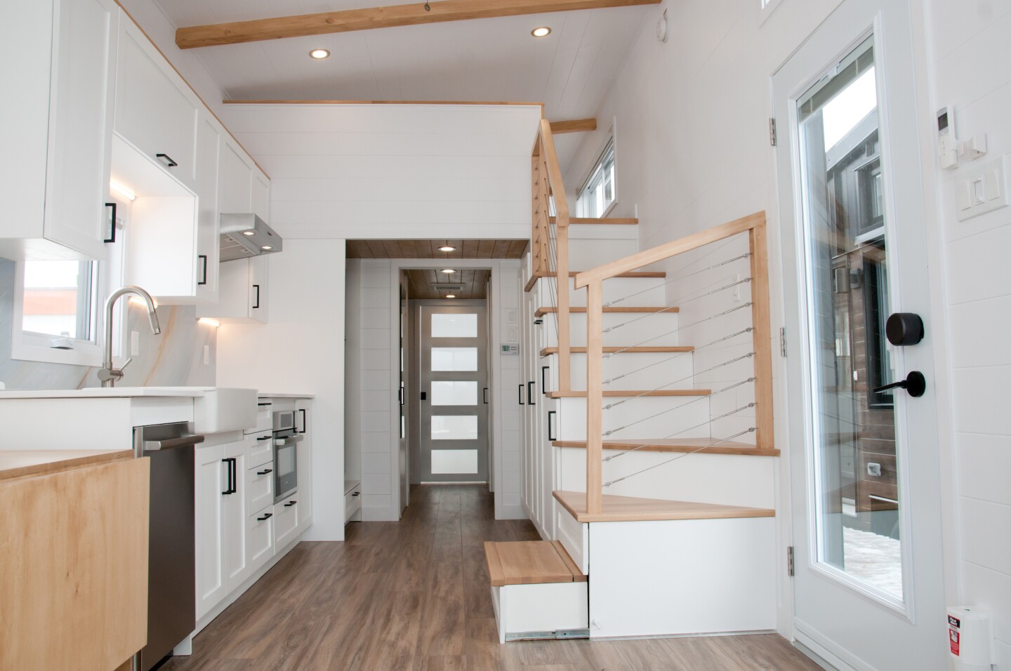 Luxury Tiny House Offers Home Comforts Inside And A Deck Up Top