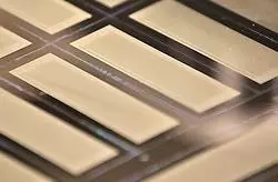Sample chips for the MinION incorporate 512 electrically distinct nanopores, each with its own sensing electronics (Image: Oxford Nanopore)