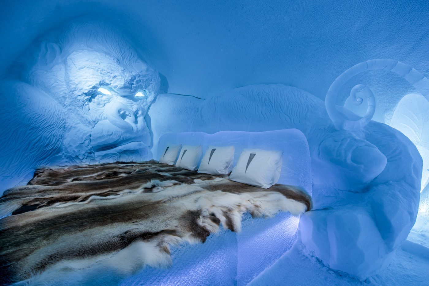 King Kong, by Lkhagvadori Dorjsuren, lets visitors sleep beneath the great ape
