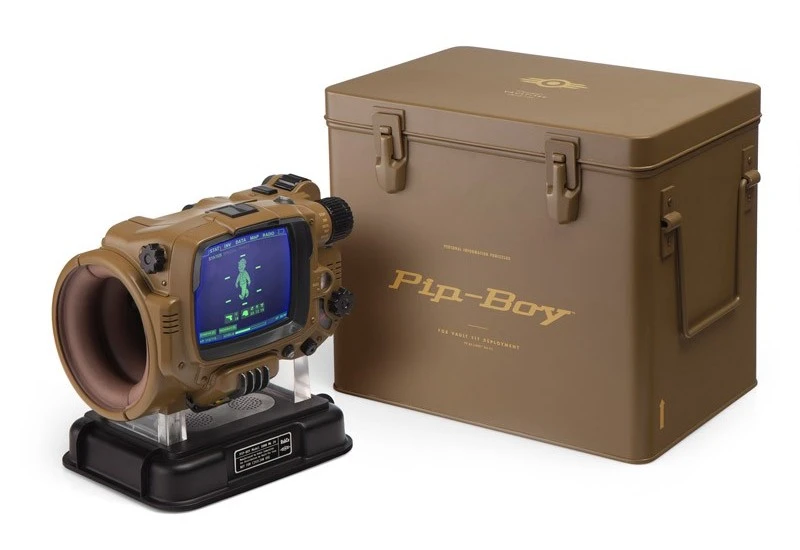The Pip-Boy comes in a Capsule Case tin