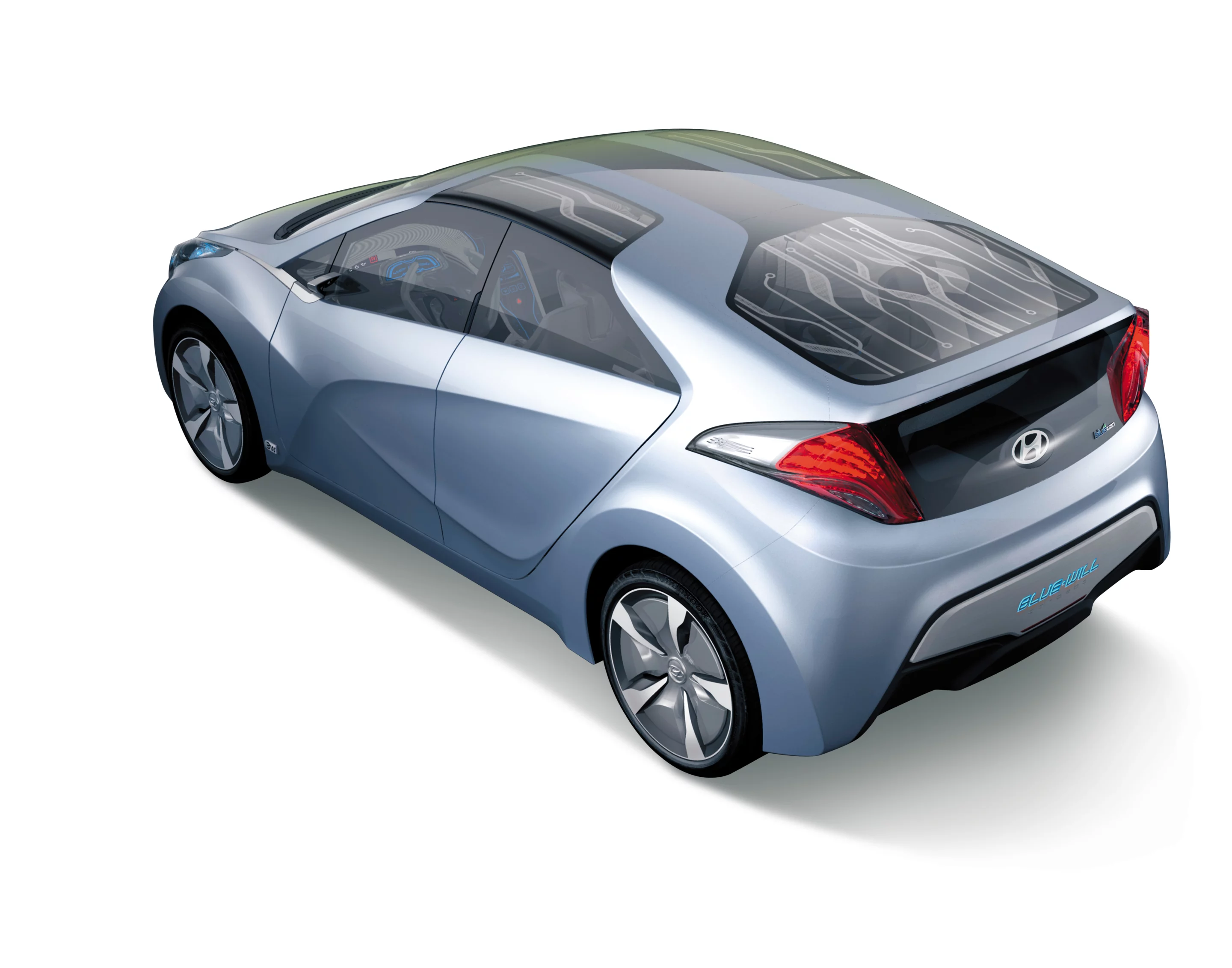 Hyundai's Blue Will plug-in hybrid concept.