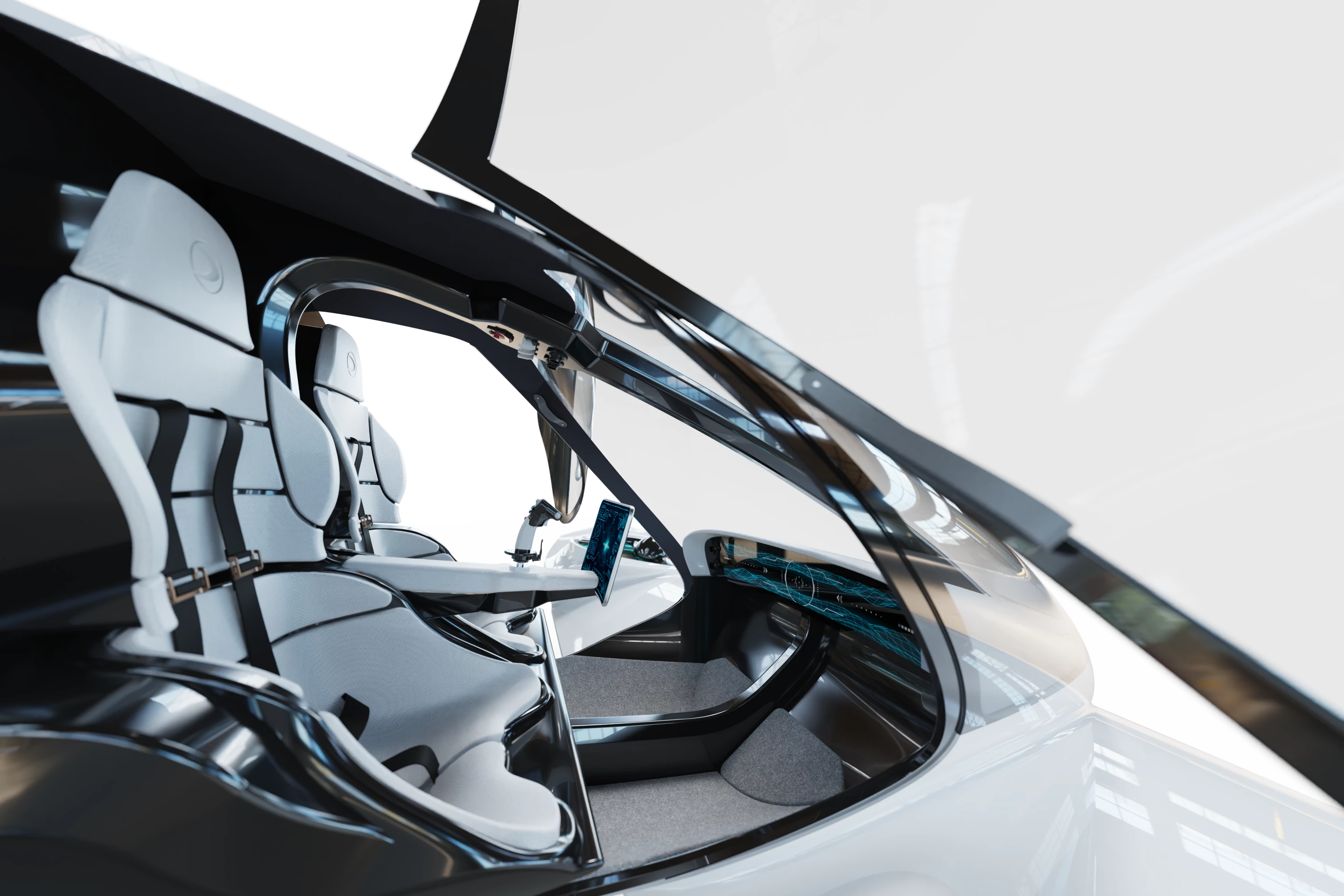 Twin-seat cockpit