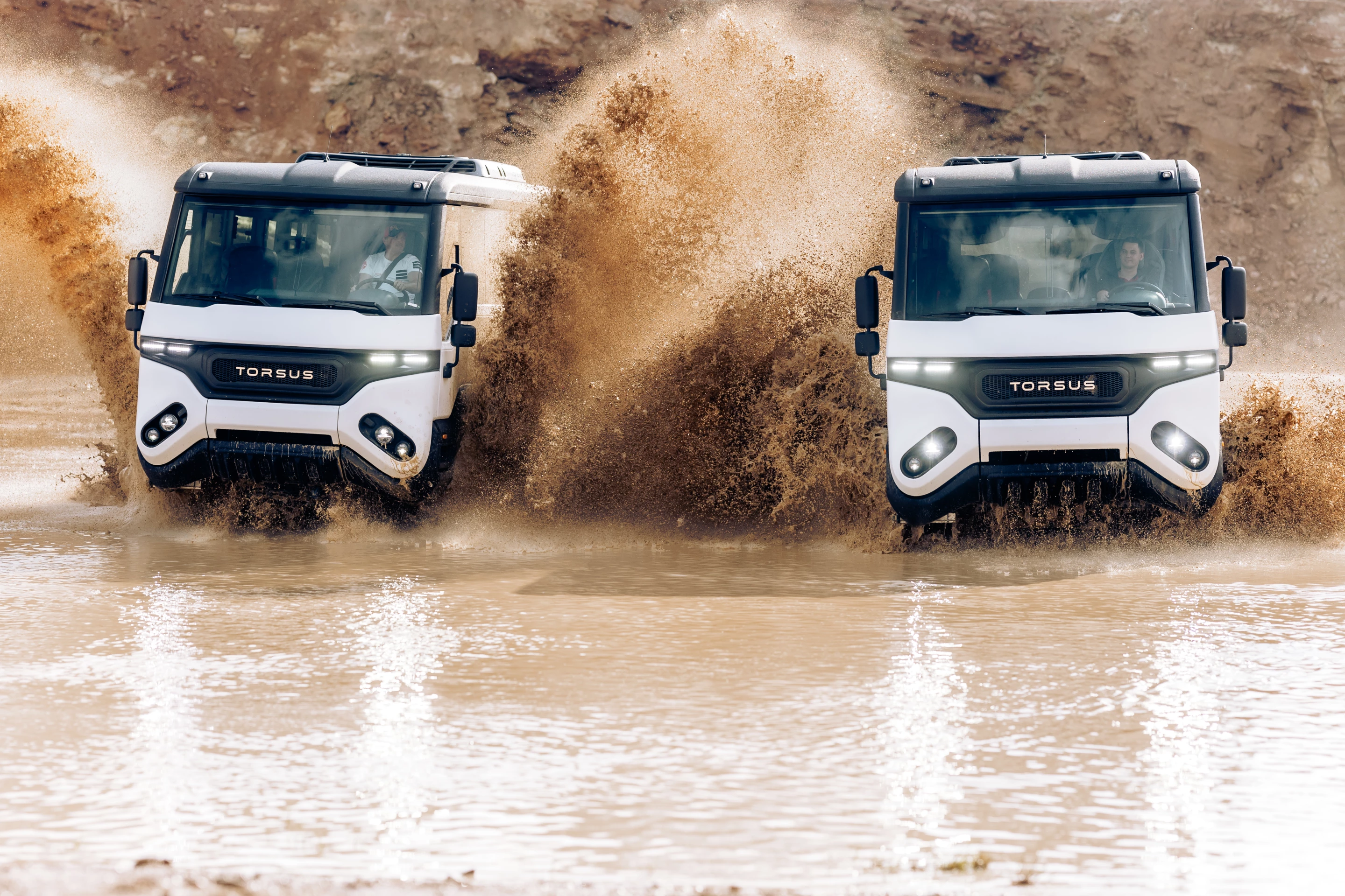 The Praetorian GT3 can ford 2.2-foot waters