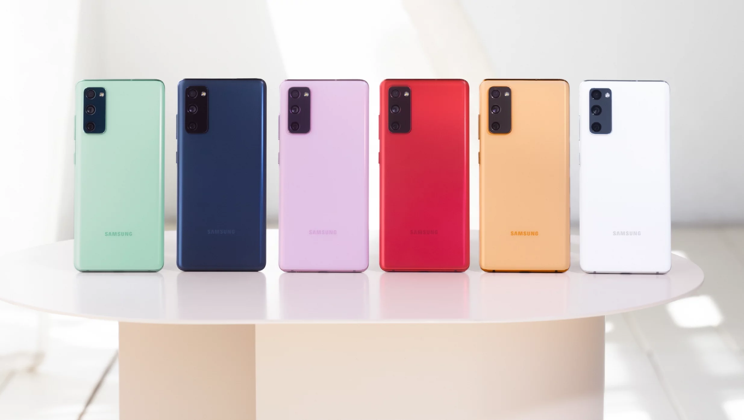 Samsung has unveiled the Galaxy S20 Fan Edition (FE), which comes in six colors
