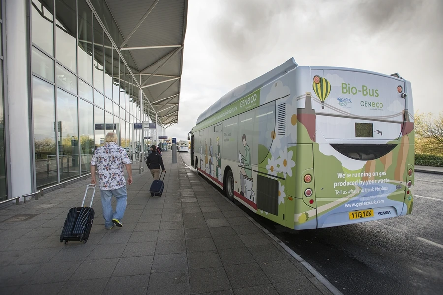 The Bio-Bus is operating in the UK city of Bristol