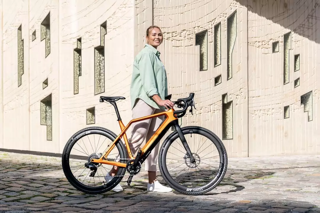 The least urban of the Cyklaer models, the E-Gravel