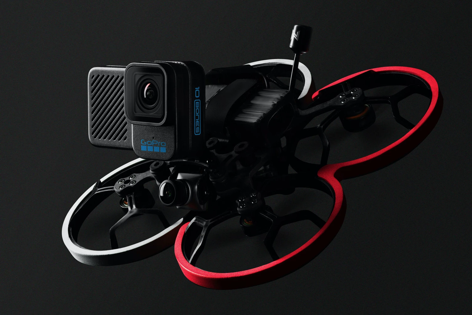 The GoPro Hero10 Black Bones can reportedly be mounted on most drones via a single screw boss