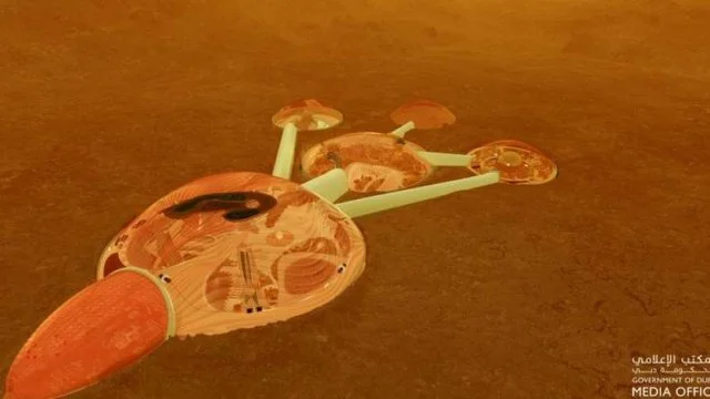 One of the design proposals offered earlier in the year for the 2117 city on Mars