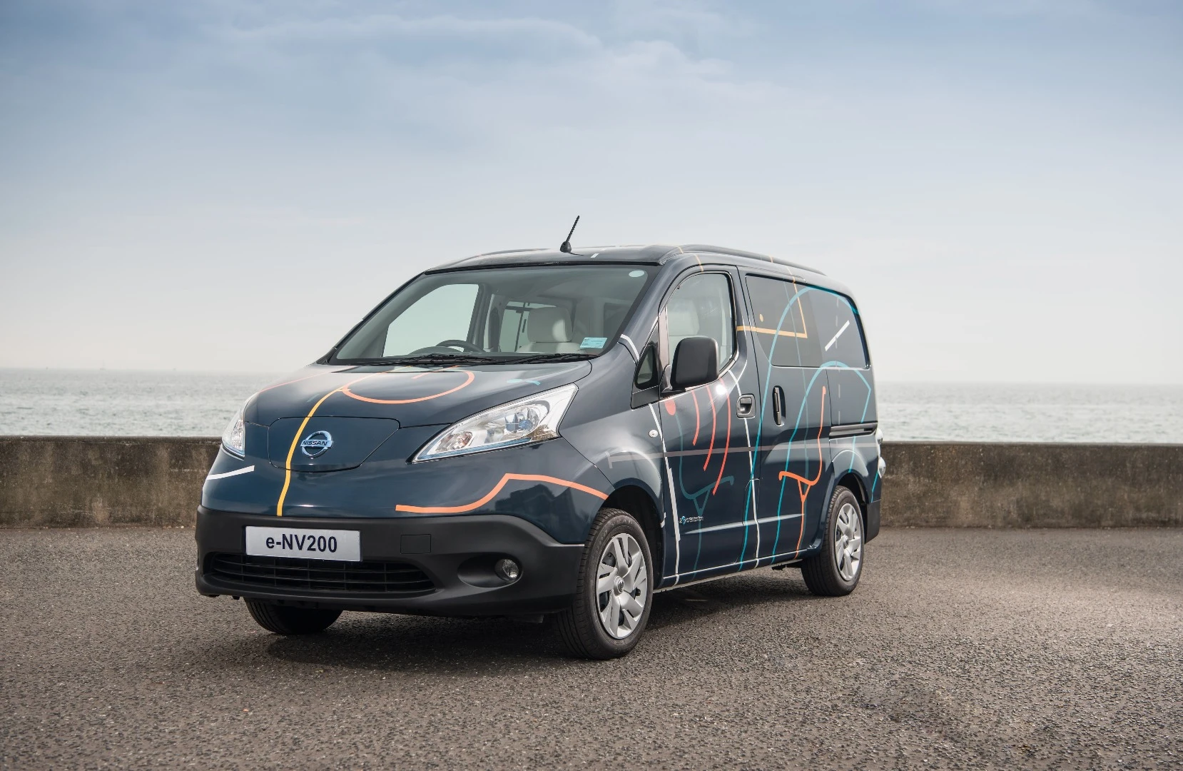 Nissan imagines the e-NV200 being used as a more flexible style of office