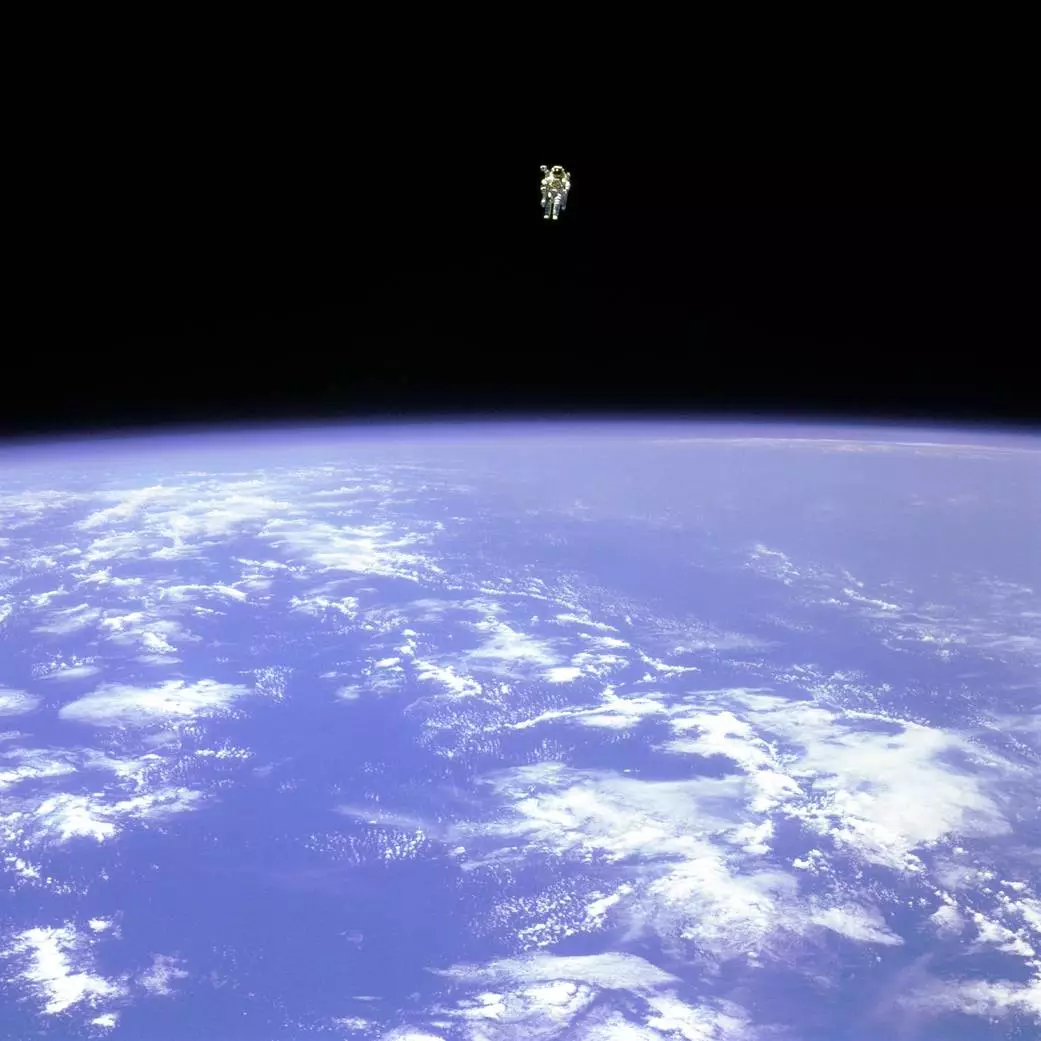 On Feb. 12, 1984, astronaut Bruce McCandless, ventured further away from the confines and safety of his ship than any previous astronaut had ever been. This was made possible by a nitrogen jet propelled backpack