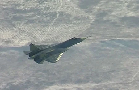 The Russian T-50 PAK-FA fighter jet