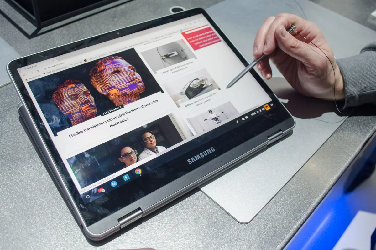 New Atlas handles the Samsung Chromebook Plus and other laptops announced at CES 2017