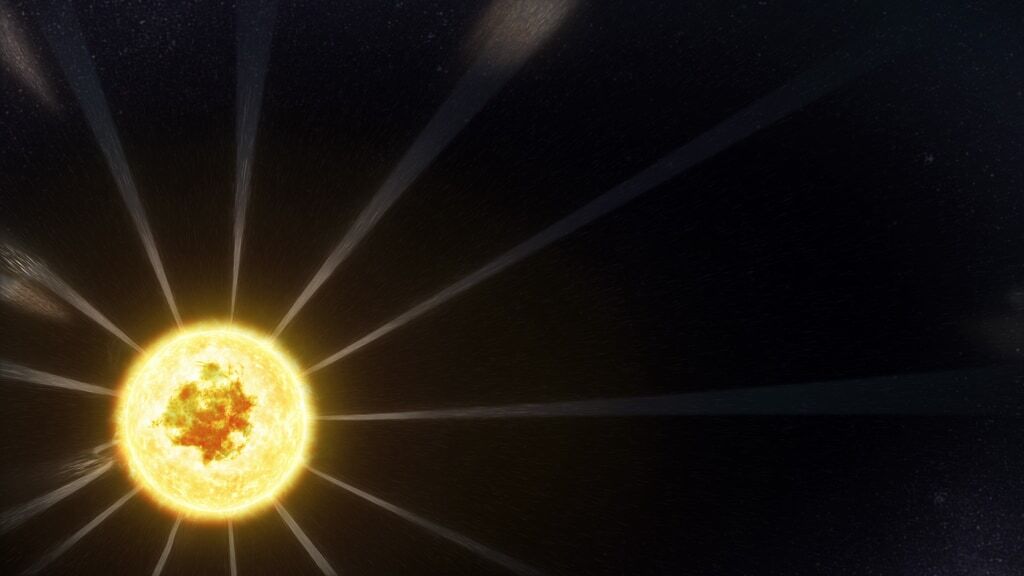 First results from NASA's Parker Solar Probe show flips in the direction of the magnetic field, which flows out from the Sun