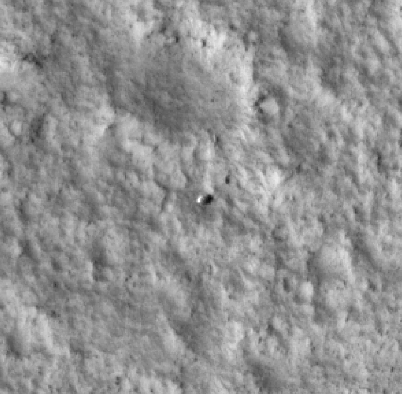 Viking 1 lander seen by the Mars Reconnaissance Orbiter (Image: NASA/JPL-Caltech/University of Arizona)