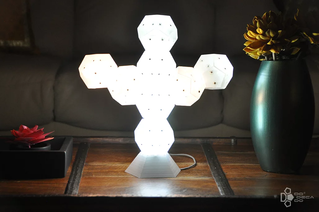 Stackable, customizable Dodecado LED lighting
