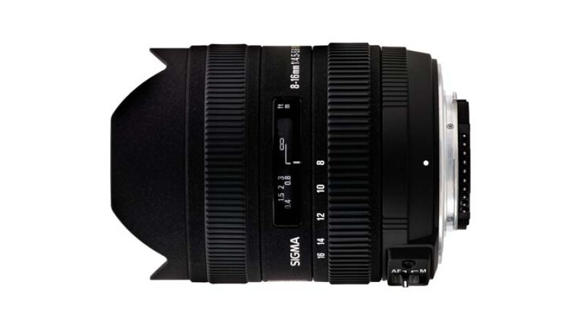 Sigma 8-16mm F4.5-5.6 DC HSM ultra-wide zoom lens