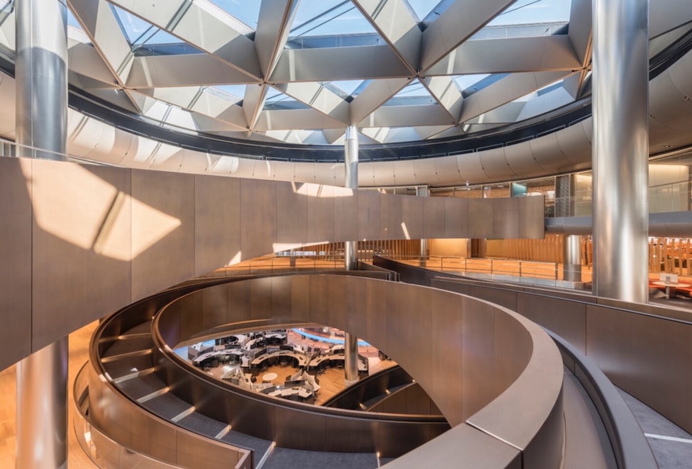 Bloomberg London serves as the massive new London headquarters for the media giant