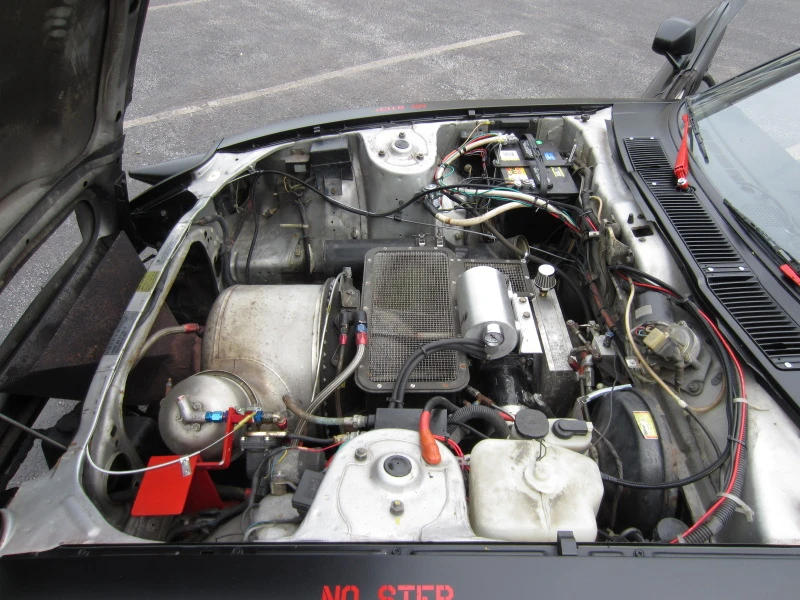 The car's ex-US Air Force Garrett GTP turboshaft engine