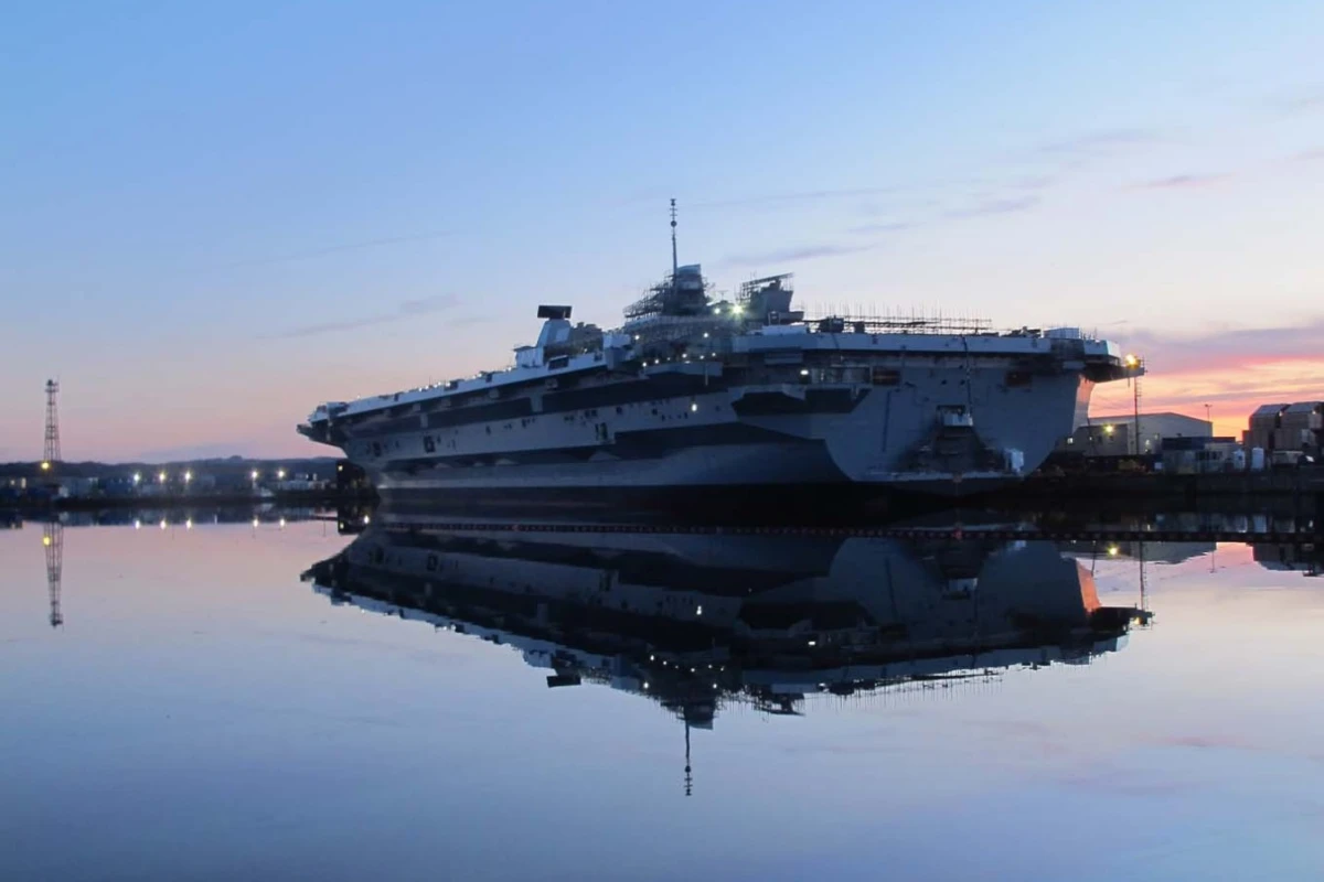 HMS Prince of Wales is set to go to sea in 2019