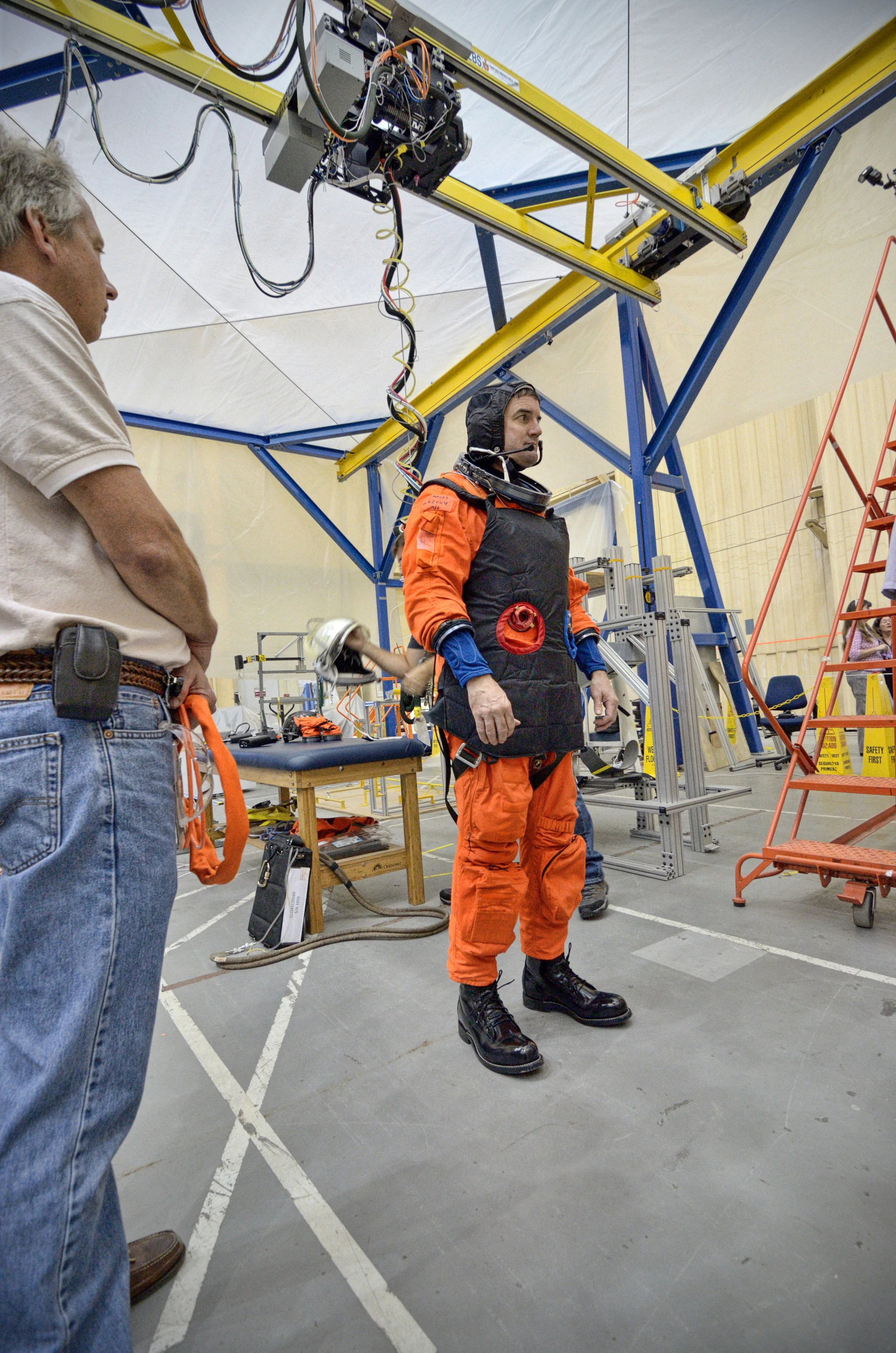 The new suit is being tested to determine what modifications are needed (Image: NASA)