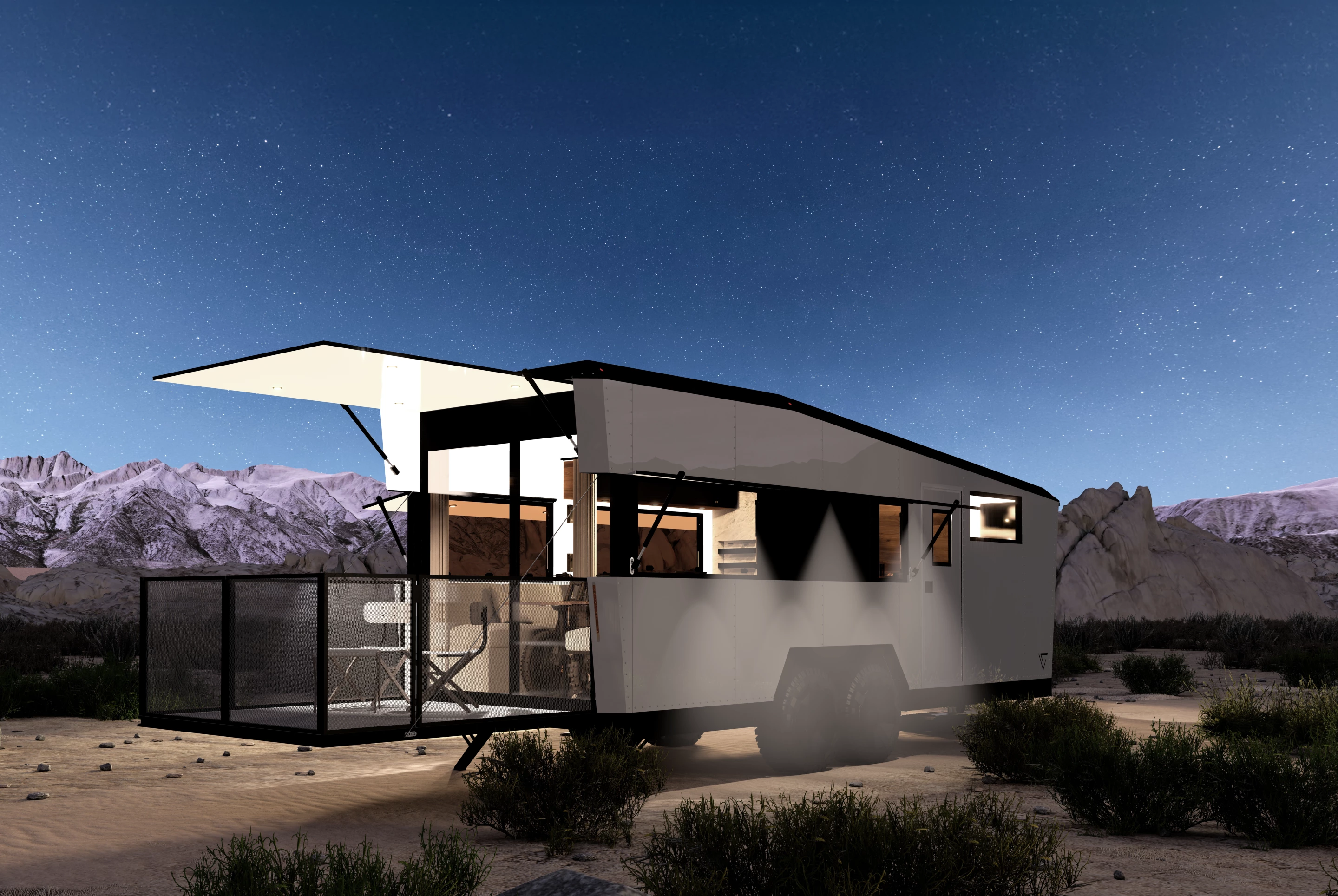 Enjoy the moonlit views ...