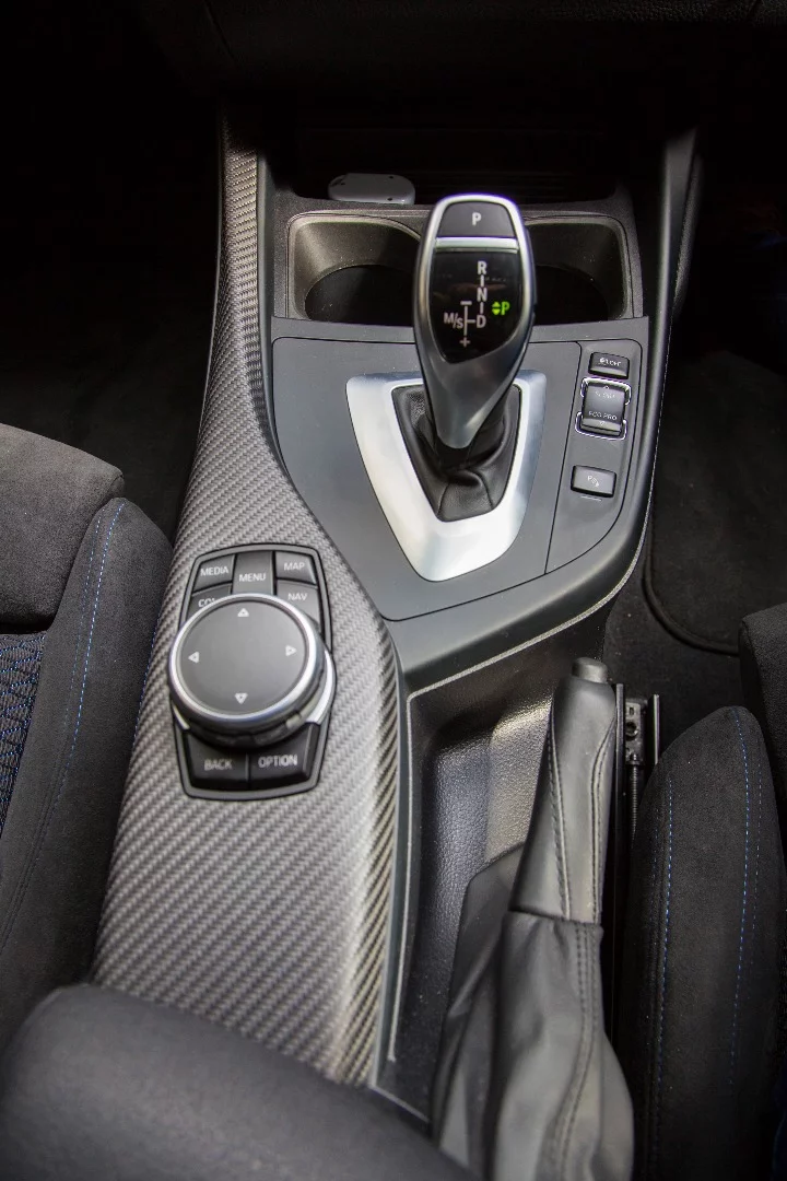 Carbon fiber trim on the BMW M140i Performance Edition