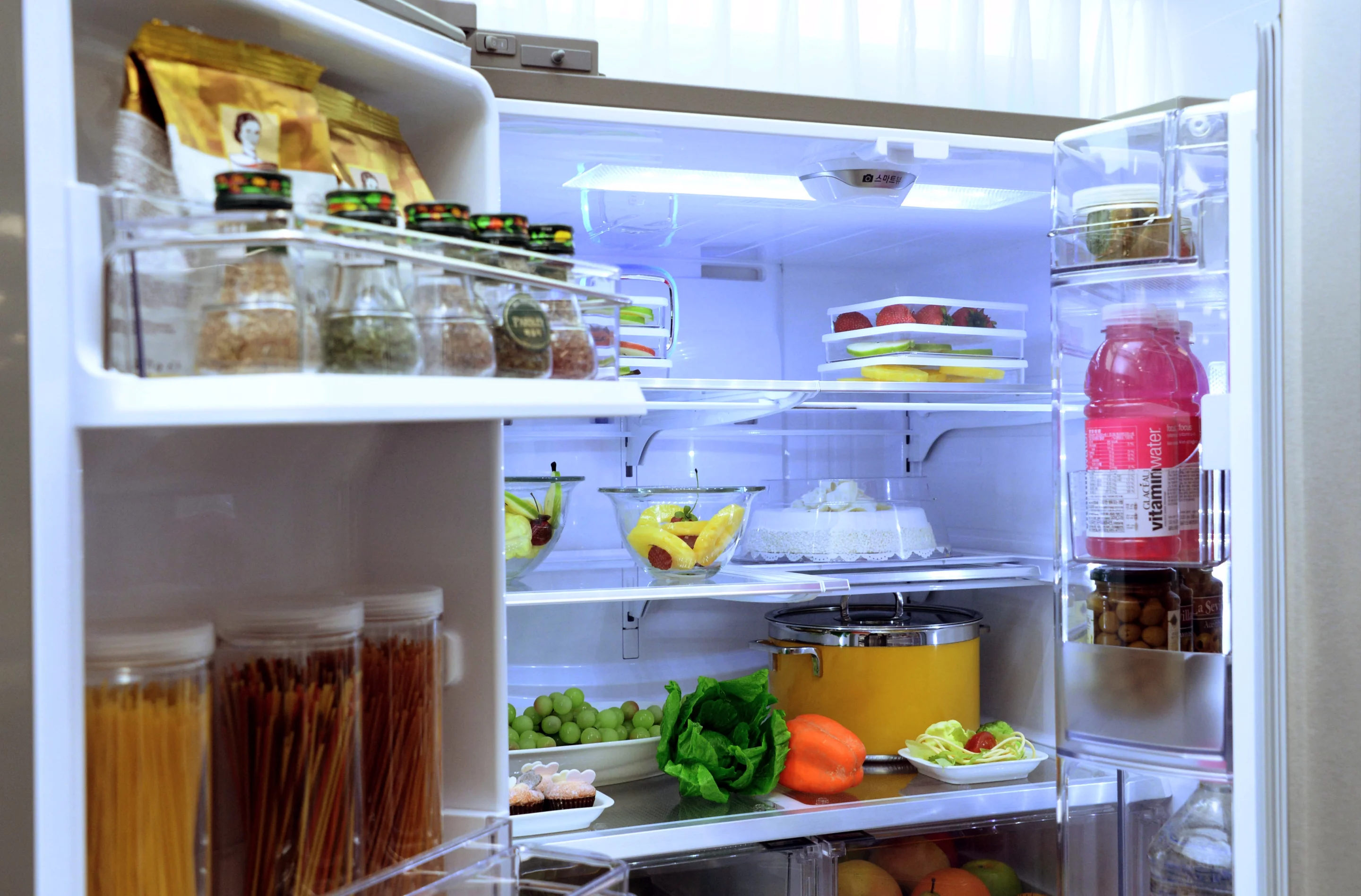 The LG Smart Refrigerator can also track expiry dates and provide tailored recipe suggestions
