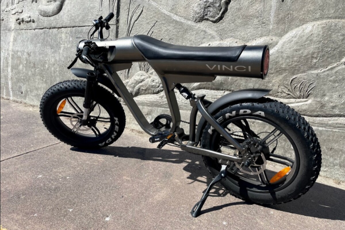 Vinci ebike looks a little bit retro, and a little bit modern art
