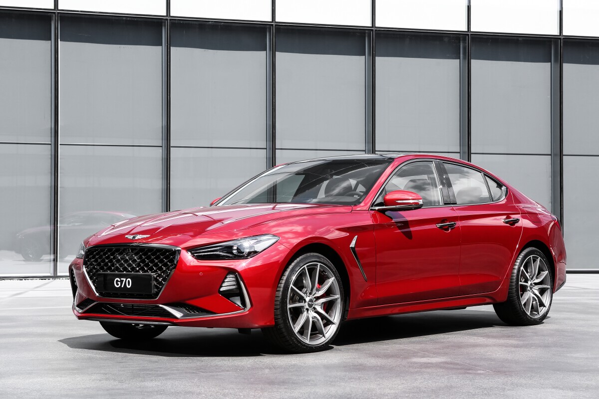 The handsome new Genesis G70