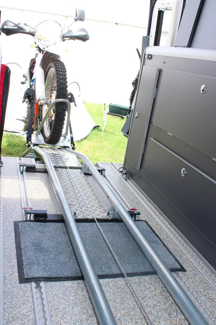 A better look at Behl-Mobile's bike loading system