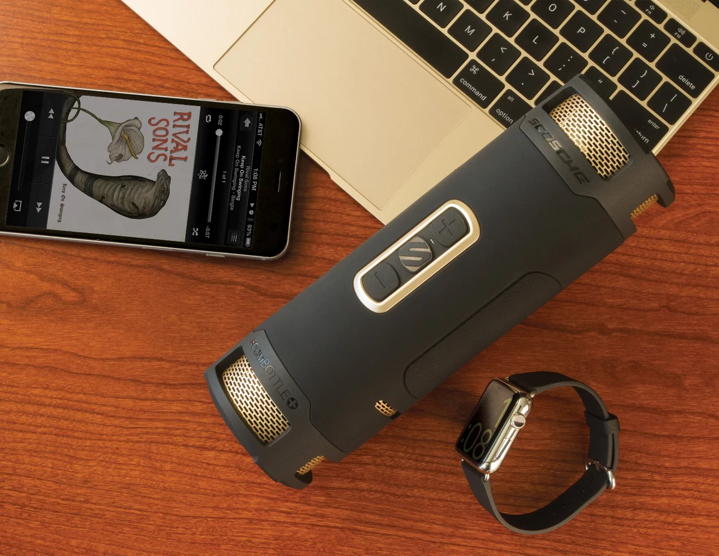 The Scosche BoomBottle+ is designed to be enjoyable indoors or out