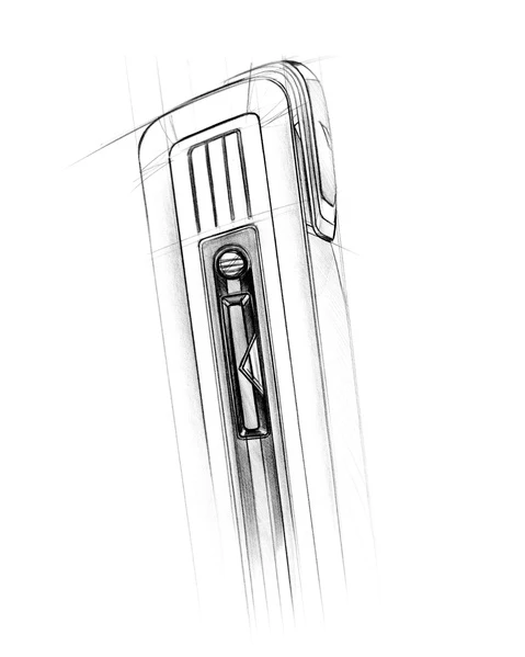 Sketch of the Vertu Ti side view