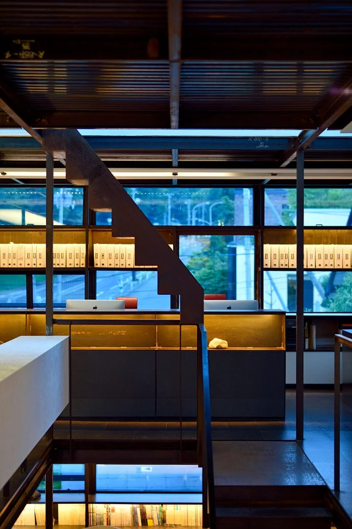 HIGO, Hokkaidō, Japan, by Nakayama Architects. A winner under the "Corporate Buildings" category of the 2018 International Architecture Awards, this three-story buildings is built on a steel frame with thin cork blocks as its exterior, which absorb sound and boost insulation