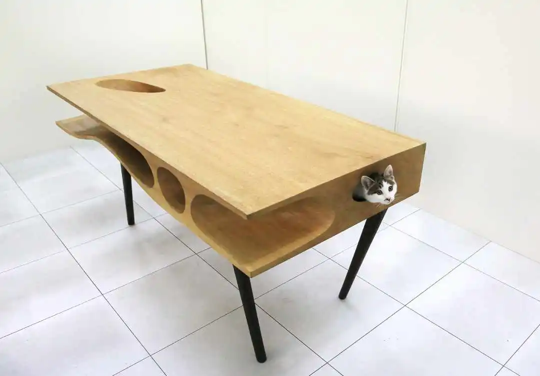 CATable by Ruan Hao, a man whose cat probably dangles a string for them