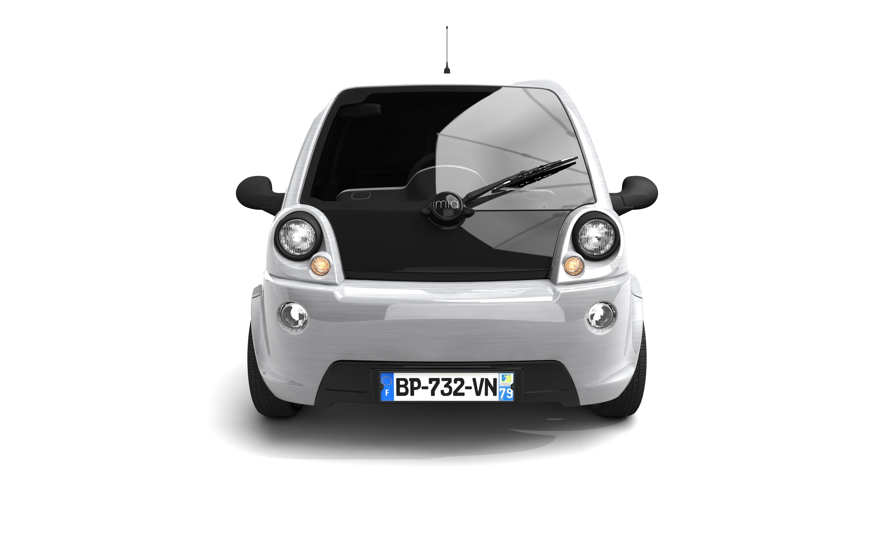 The mia has good reason to smile - a top speed of 68 mph and battery range up to 80 miles on a single charge
