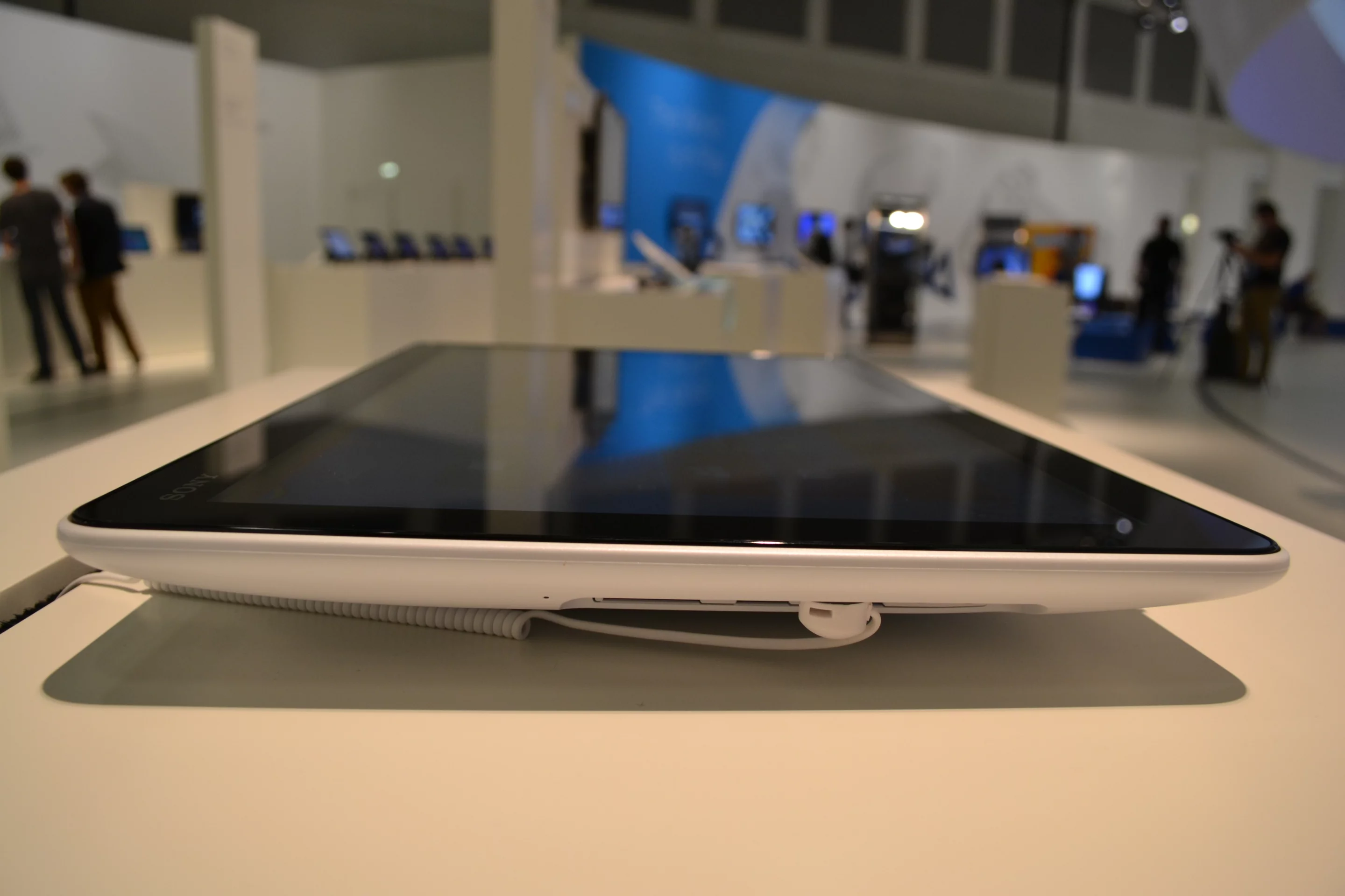 From the side, the Tap 20 on display at IFA 2012 in Berlin