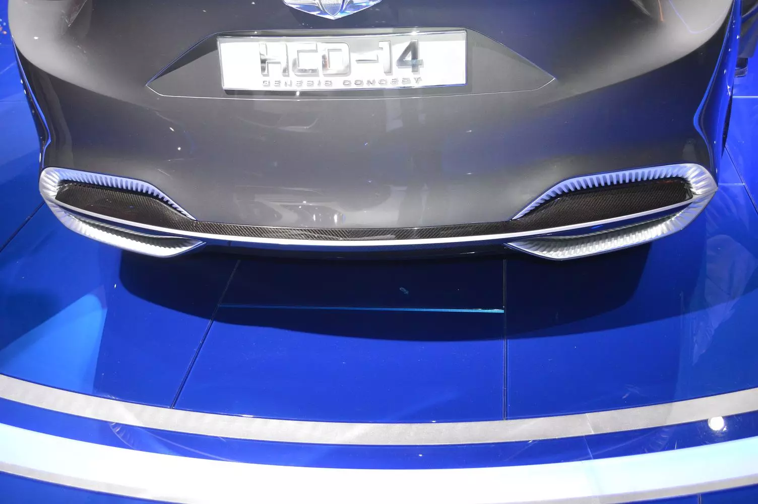 The Hyundai HDC-14 Genesis concept at the North American International Auto Show