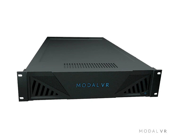 The Modal VR Fabricator is the brains of the operation, keeping tabs on up to ten players at a time and communicating with the rest of the system wirelessly