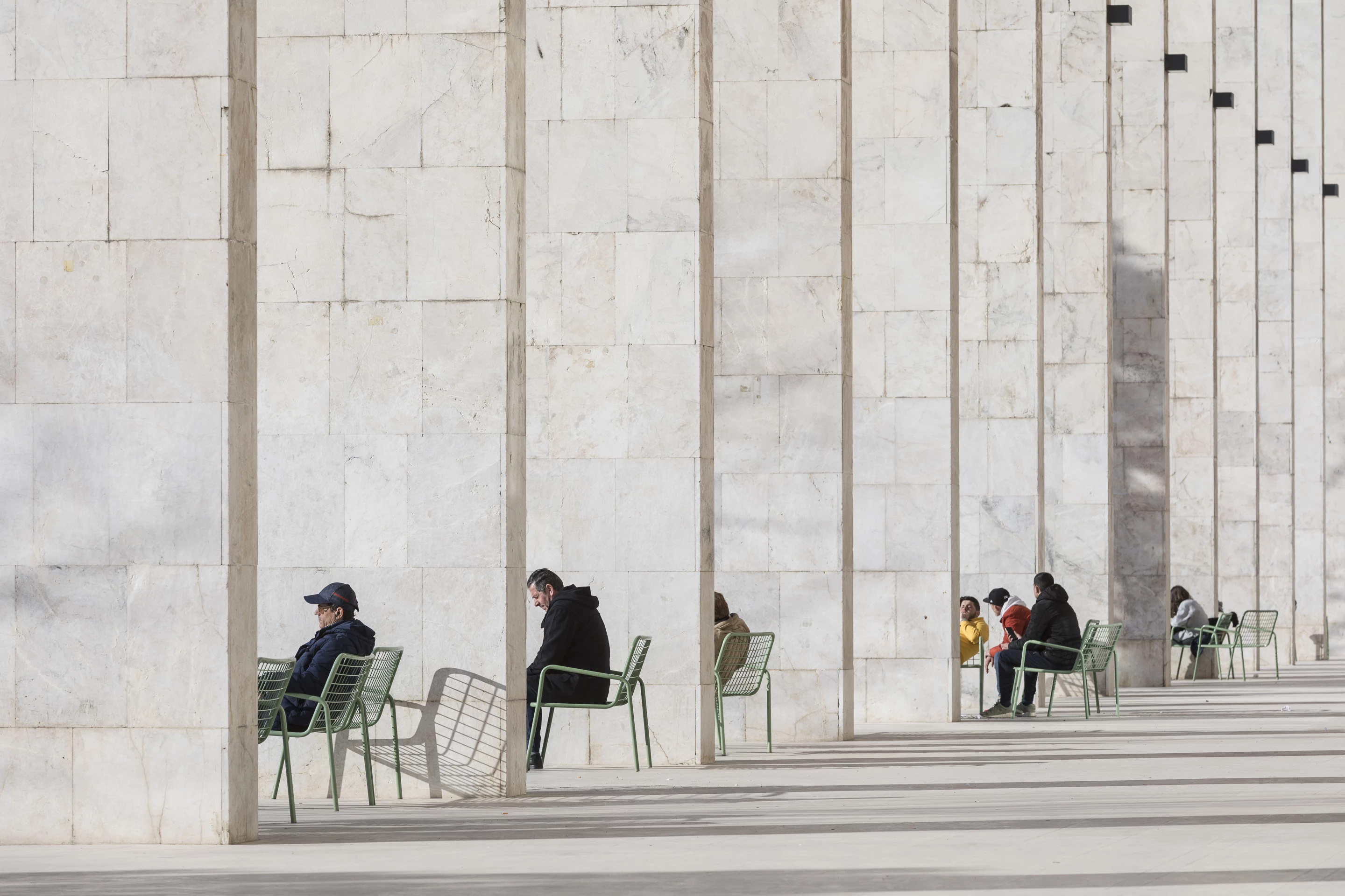 Laurian Ghinitoiu won the Buildings in Use category with this photo of Skanderbeg Square, Tirana, Albania, by 51N4E